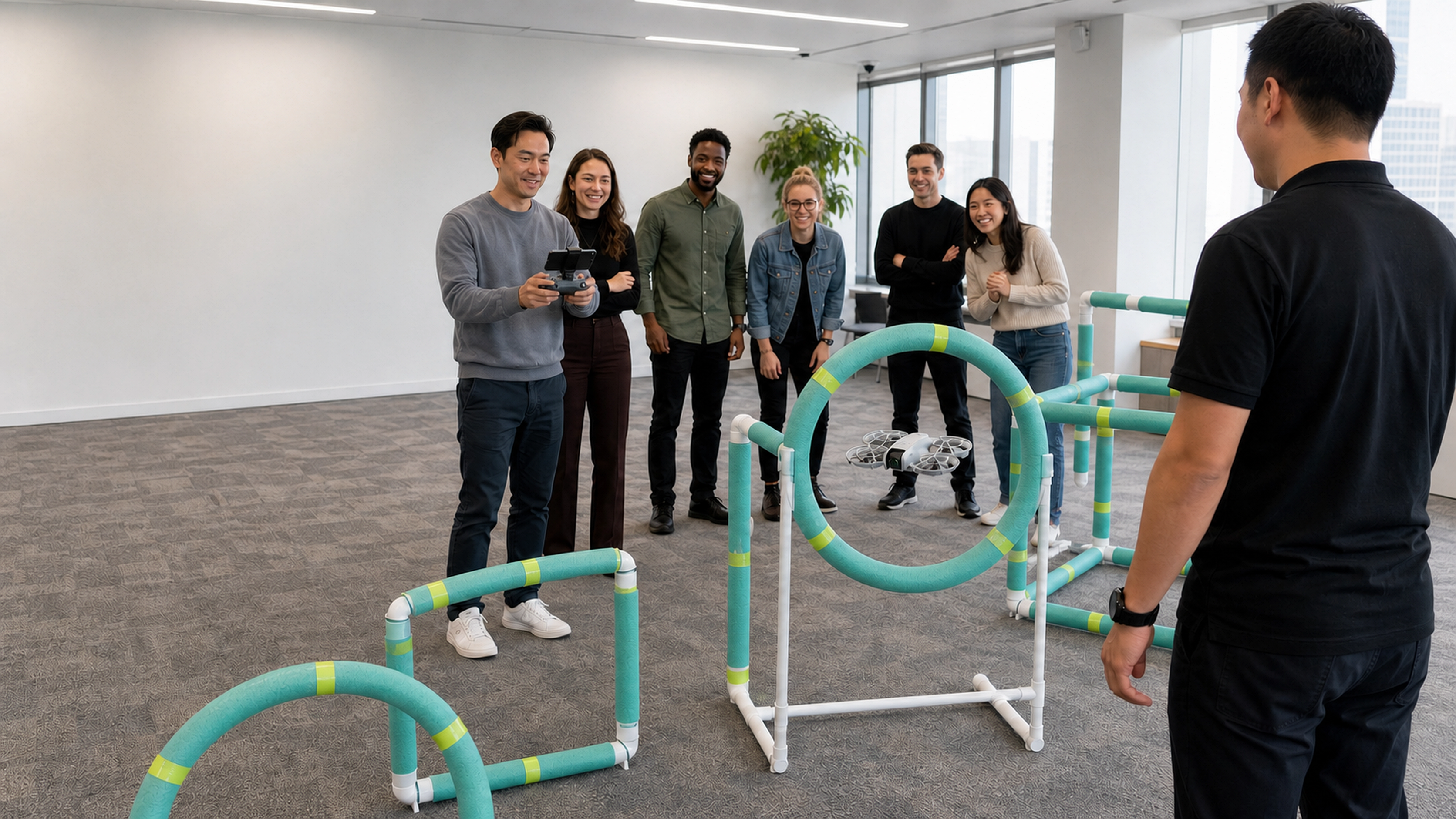 Managed DJI Neo drone corporate activity